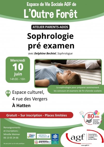 Atelier parents-ados : Sophrologie pré examen