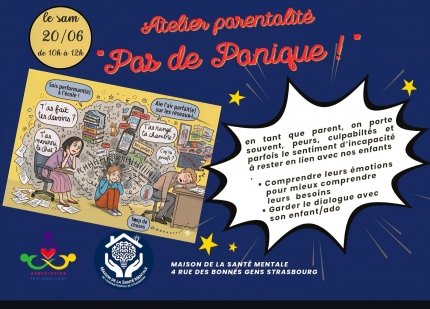 Atelier Parentalité : Pas de Panique !