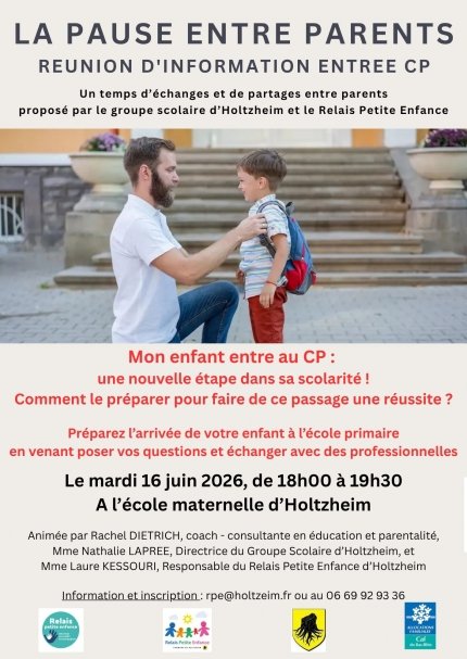 La pause entre Parents : Mon enfant entre au CP