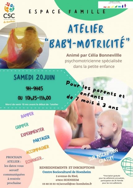 Atelier baby-motricité
