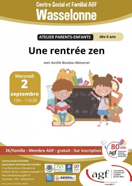 Atelier parents-enfants : Une rentrée zen