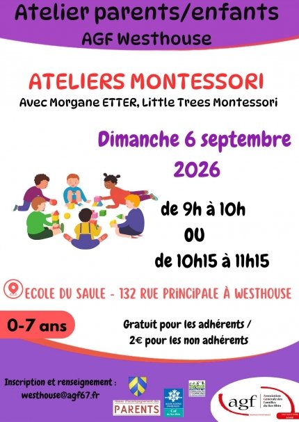 Atelier Montessori parents/enfants