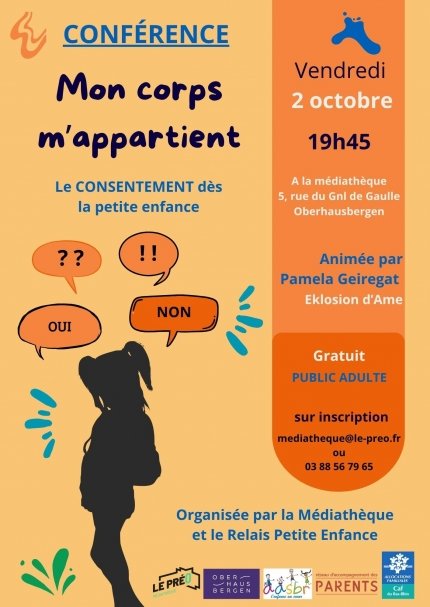 Conférence : Mon corps m'appartient
