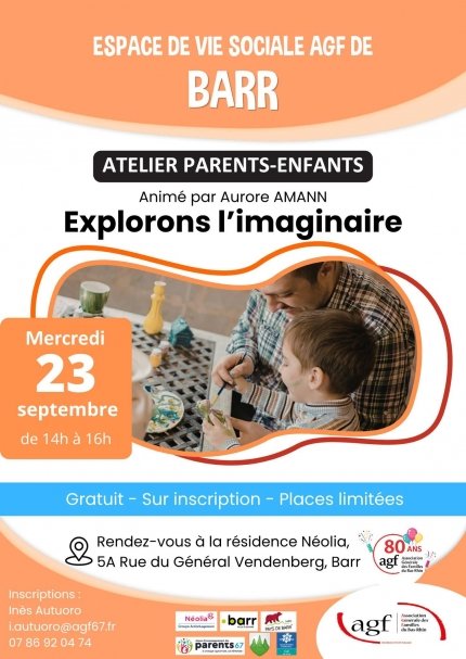 Atelier créatif parents-enfants : Explorons l’imaginaire