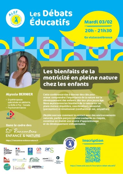 Visioconférence : Les bienfaits de la motricité en pleine nature chez les enfants