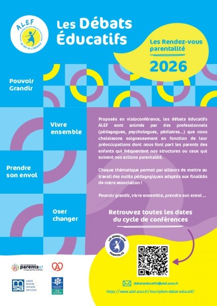 Les Débats Educatif ALEF - Rendez-vous parentalité