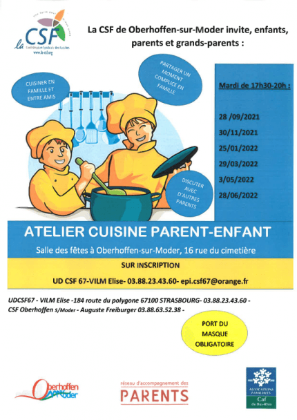 Atelier cuisine parent-enfant