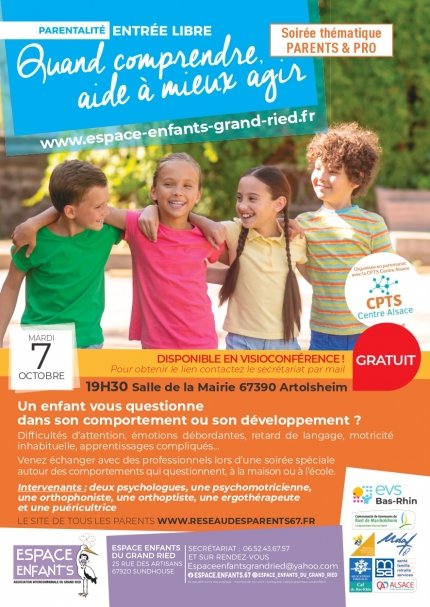 Soirée thématique Parents & Pro "Quand comprendre aide à mieux agir"