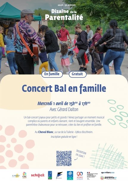Dizaine de la parentalité : Concert Bal parents-enfants