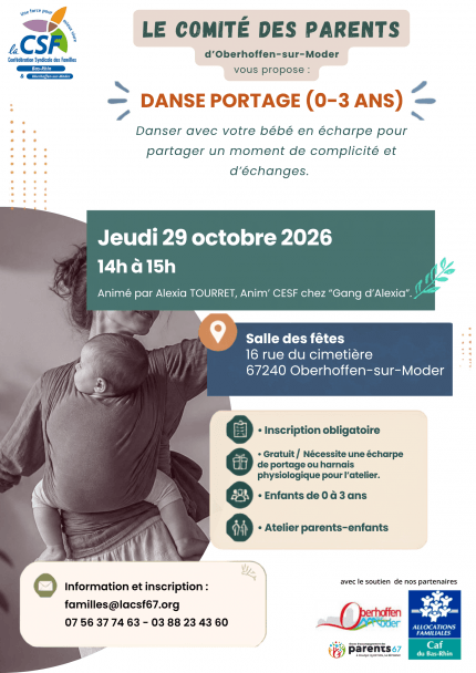 Danse portage bébé