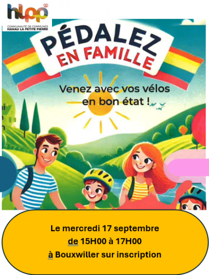 Après-midi festive "pédalez en famille"