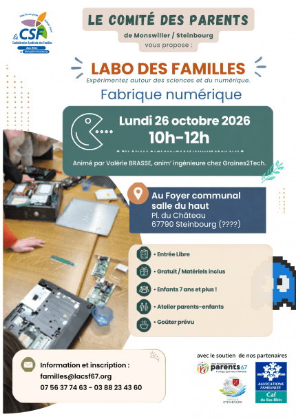 Labo des familles : Fabrique numérique
