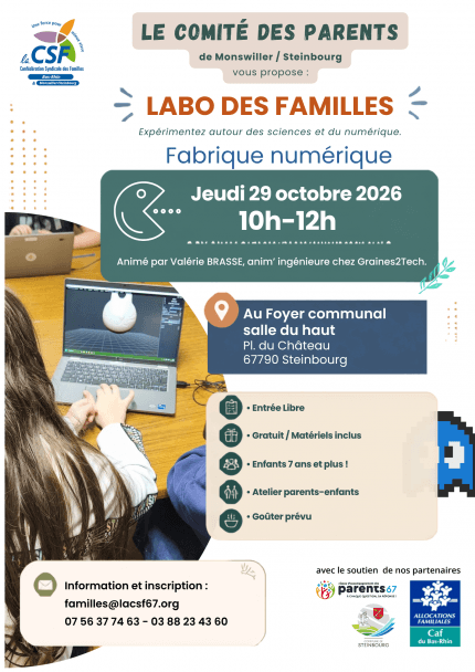 Labo des familles : Fabrique numérique