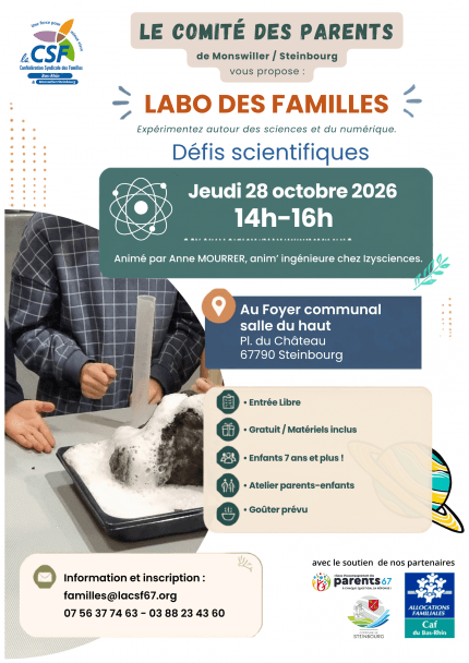 Labo des familles : Défis scientifiques