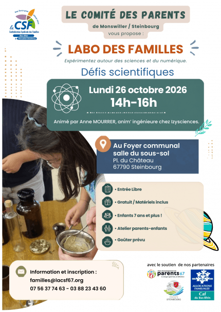 Labo des familles : Défis scientifiques