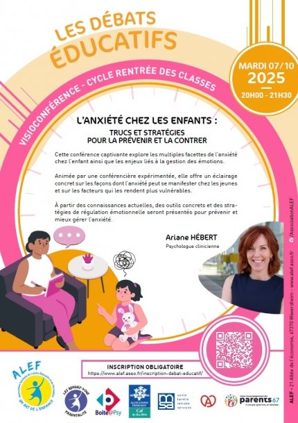 Visioconférence : L’anxiété : trucs et stratégies pour la prévenir et la contrer