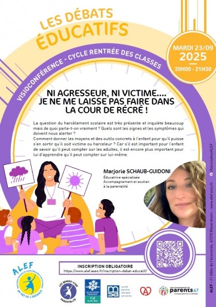 Visioconférence : Ni agresseur, ni victime… Je ne me laisse pas faire dans la cour de récré !